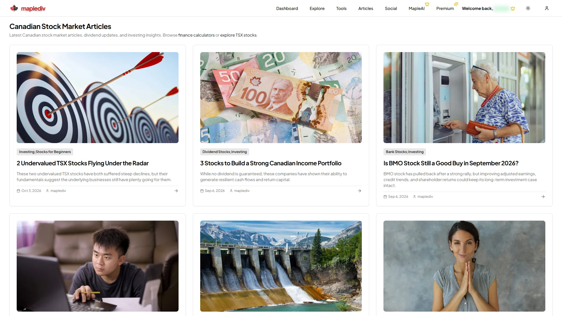 Articles preview