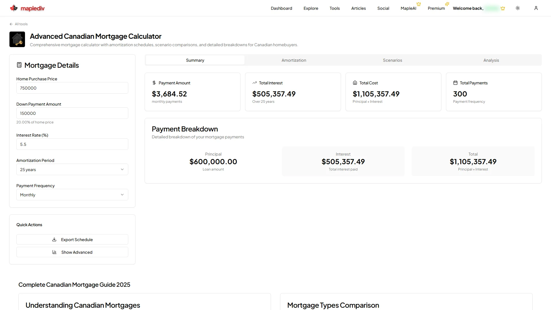 Mortgage Calculator preview